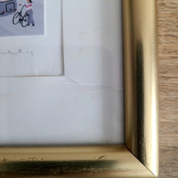 Bryggen in Bergen III framed print signed by artist Arvid Norendal. - Picture 6 of 8